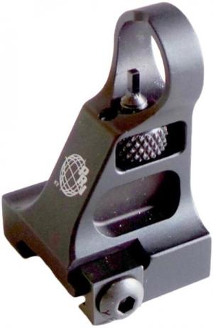 Precision Reflex PRi Fixed Rail Mounted front Sight, adj Thumb Wheel, Black, 05-0128-02