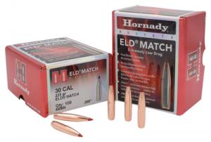 Hornady ELD Match .30-Cal 225gr 100 Bullets