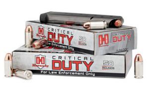 HORNADY 9mm Luger 135 gr Critical Duty 50/Box (Law Enforcement/Military Only)