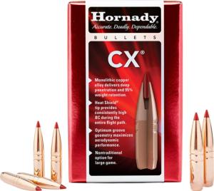 Hornady CX Bullets, .270 Caliber, .277, 6.8mm, 100 Grain, 271904