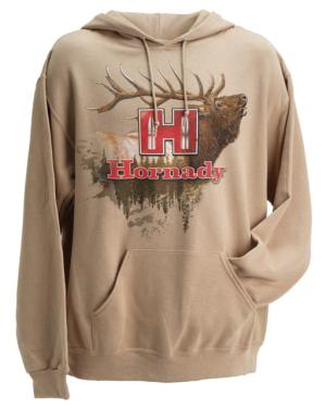 Hornady Elk Hoodie - Mens Small Tan/Khaki