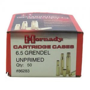 Hornady 86283 UNP Cases 6.5 Grendel 50