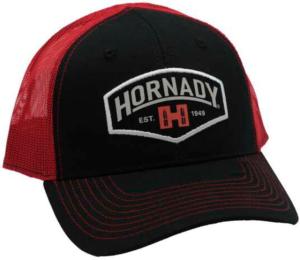 Hornady Mesh Cap, Black and Red Established, 99214