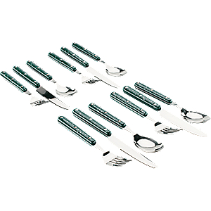 GSI Outdoors Enamelware Pioneer Cutlery Sets - Blue