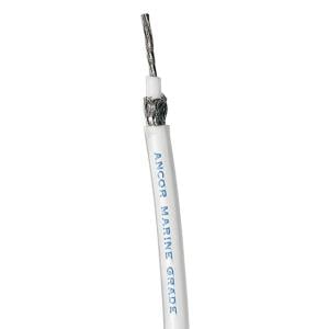 Ancor RG 8X White Tinned Coaxial Cable - 100', 151510