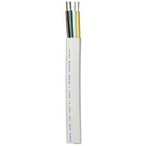 Ancor Trailer Cable - 16/4 AWG - Yellow/White/Green/Brown - Flat - 100', 154010