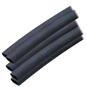 Ancor Adhesive Lined Heat Shrink Tubing ALT - 3/8 x 12 - 5-Pack - Black, 304124