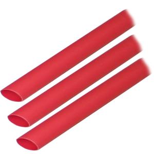 Ancor Adhesive Lined Heat Shrink Tubing ALT - 3/8 x 3 - 3-Pack - Red, 304603