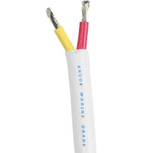 Ancor Safety Duplex Cable - 14/2 AWG - Red/Yellow - Round - 100', 126510