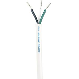 Ancor White Triplex Cable - 12/3 AWG - Round - 100', 133310
