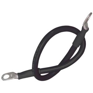Ancor Battery Cable Assembly, 4 AWG 21mm& 178; Wire, 5/16 7.93mm Stud, Black - 48 121.9cm, 189136