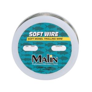 Malin Soft Monel Trolling Wire Silver 60lbs 300'