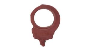 ASP Red Training Chain Handcuffs Red Molded Replica for Training and Practice - 7483-A