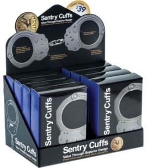 ASP Sentry Chain Handcuff - 8 Piece Self Merchandiser Display - 81934