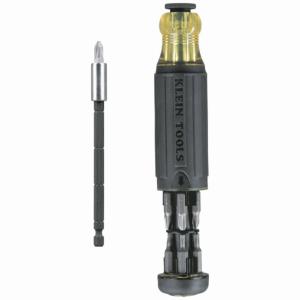 Klein Tools 14in1 Multi-Bit Adjustable Length Screwdriver, Black/Yellow, 32303