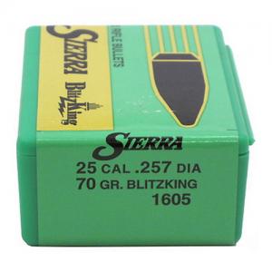 Sierra Bullets 1605 .257 70 BLITZKING 100