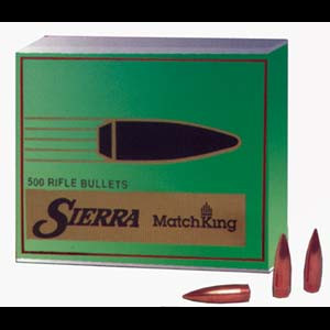 Sierra Bullets 2240C 30 Caliber MatchKing, 220 Grains, Hollow Point Boat Tail Match, Per 500