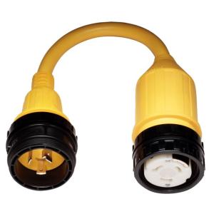 Marinco 117A Pigtail Adapter - 50A Female to 30A Male, 117A