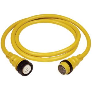 Marinco 50A 125V Shore Power Cable - 50' - Yellow, 6153SPP
