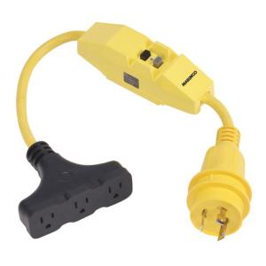 Marinco 30A to 15A Adapter with GFI Dockside, 199128