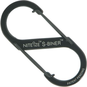 Nite Ize S-Biner Stainless Steel Size #3 - Black