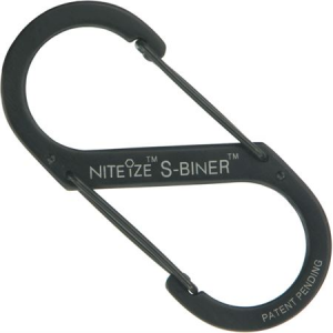 Nite Ize S-Biner Stainless Steel Size #4 - Black