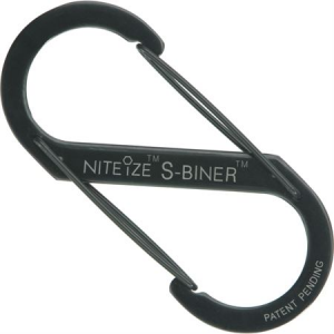 Nite Ize S-Biner Stainless Steel Size #5 - Black