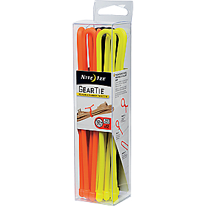 Nite Ize Gear Tie ProPack - 12" Assorted Colors 12 Pack