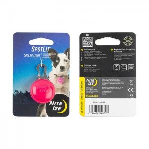 Nite Ize SpotLit Collar Light - Pink