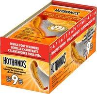 HOTHANDS INSOLE FOOT WARMER 16 PAIRS 9 HOUR W/ ADHESIVE