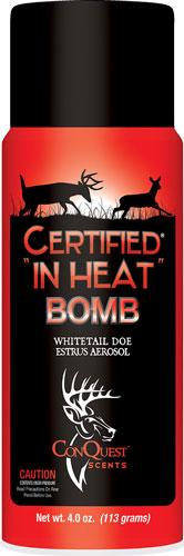 ConQuest Scents ScentBomb Certified In Heat Whitetail Doe Estrus - 4oz