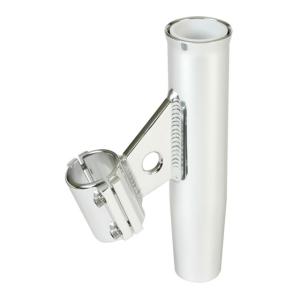 Lee's Tackle Clamp-On Rod Holder - Silver Aluminum - Vertical Mount - Fits 1.900 O.D. Pipe, RA5004SL