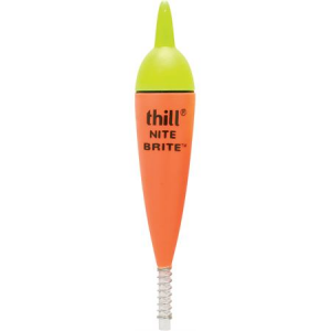 Thill Nite Brite Lighted Float - Orange/Yellow - 1" x 5"