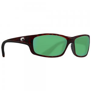 Costa Jose 61 Polarized Glass Sunglasses - Tortoise/Green Mirror