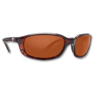 Costa Brine Reader Sunglasses Tortoise Shell Frame Copper Polarized 580P Lenses
