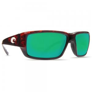 Costa Fantail 580G Polarized Glass Sunglasses - Tortoise/Green Mirror - Standard