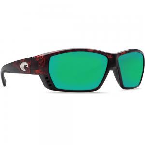 Costa Tuna Alley 580G Polarized Sunglasses - Tortoise/Green Mirror - Standard