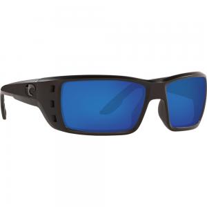 Costa Permit Blackout Frame Sunglasses w/ Blue Mirror 580G Lenses PT-01-OBMGLP
