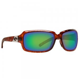 Costa Isabela 580P Polarized Sunglasses - Tortoise/Green Mirror