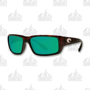 Costa Fantail 580P Polarized Sunglasses - Tortoise/Green Mirror