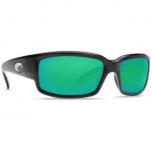 Costa Caballito 580P Polarized Sunglasses - Black/Green Mirror Polar - Large