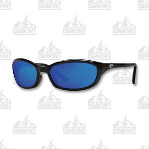 Costa Harpoon Shiny Black Plastic Sunglasses