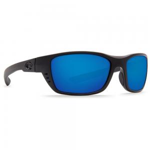 Costa Whitetip Blackout Frame Sunglasses w/Blue Mirror 580G Lenses 06S9056-90561158
