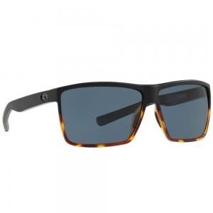 Costa Rincon 580P Polarized Sunglasses - Matte Black+Shiny Tortoise/Gray