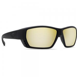 Costa Tuna Alley Blackout Frame Sunglasses w/ Sunrise Silver Mirror 580G Lenses TA-01-OSSGLP