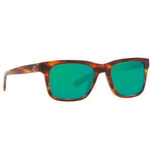 Costa Tybee Shiny Tortoise Sunglasses w/Green Mirror 580G Lenses 06S2003-20030652