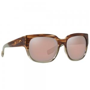 Costa Waterwoman II Shiny Ocean Jade Sunglasses w/Copper Silver Mirror 580G Lenses 06S9004-90040858