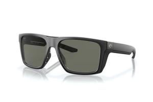 COSTA DEL MAR Lido Sunglasses with Matte Black Frame and Gray 580G Lenses