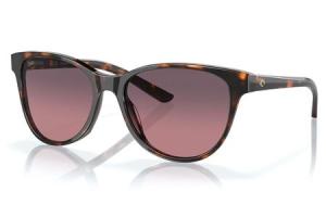 COSTA DEL MAR Catherine Sunglasses with Tortoise Frame and Rose Gradient Polarized Glass Lenses