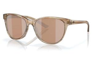 COSTA DEL MAR Catherine Sunglasses with Shallows Frame and Copper Silver Mirror Polarized Glass Lenses